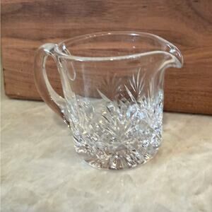 vintage Stuart cut Crystal small creamer Glenngary cambridge